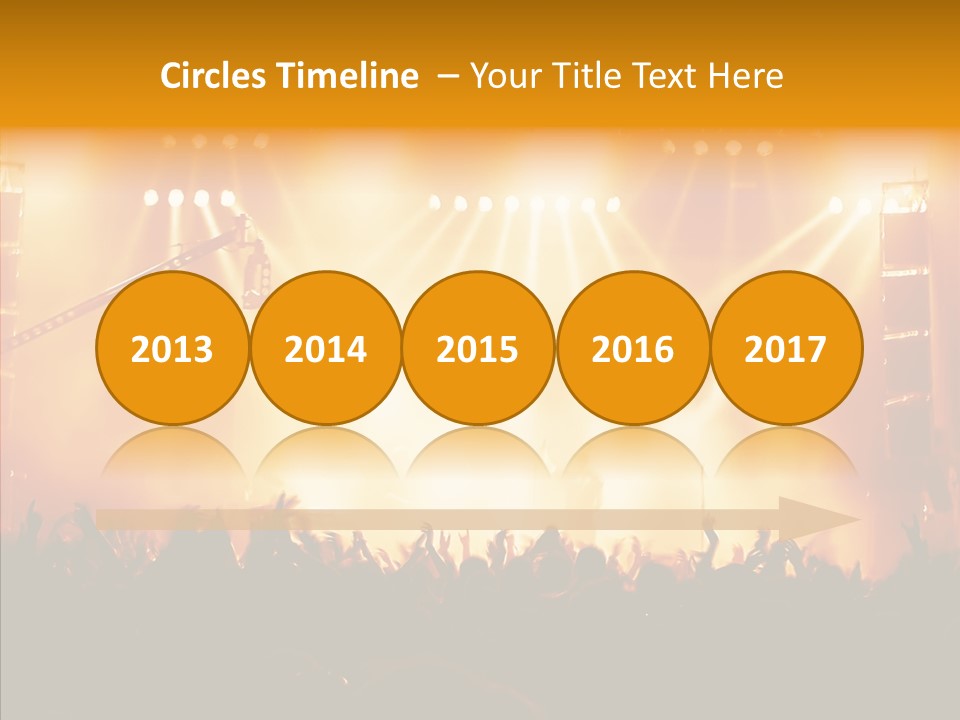 Celebration Instrument Backlight PowerPoint Template