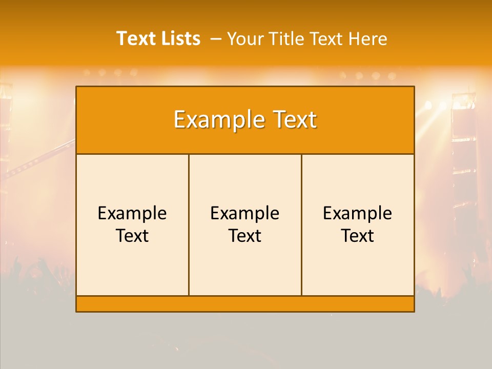Celebration Instrument Backlight PowerPoint Template