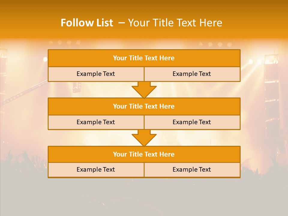 Celebration Instrument Backlight PowerPoint Template
