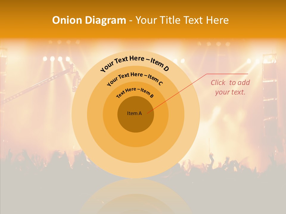 Celebration Instrument Backlight PowerPoint Template