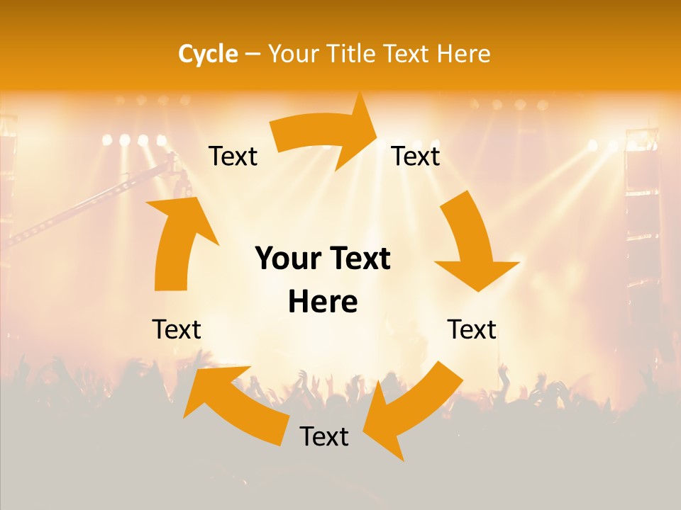 Celebration Instrument Backlight PowerPoint Template
