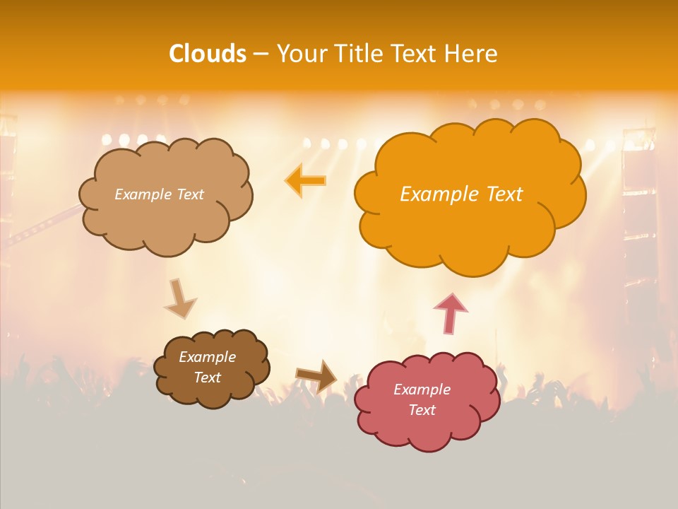 Celebration Instrument Backlight PowerPoint Template