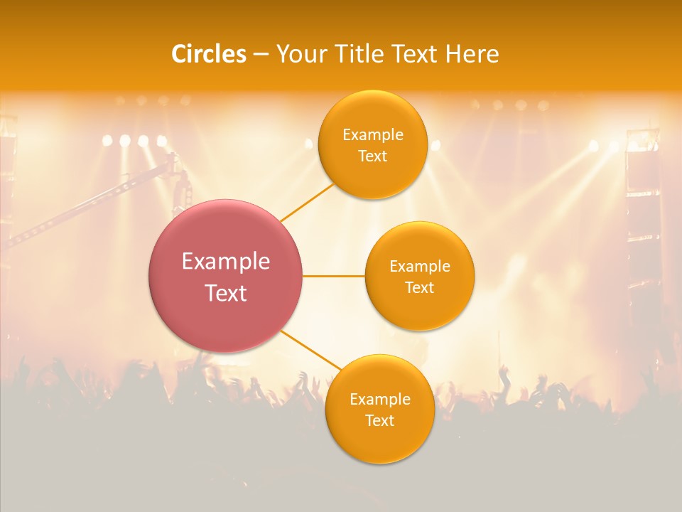 Celebration Instrument Backlight PowerPoint Template