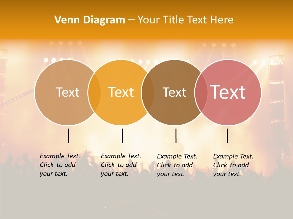 Celebration Instrument Backlight PowerPoint Template
