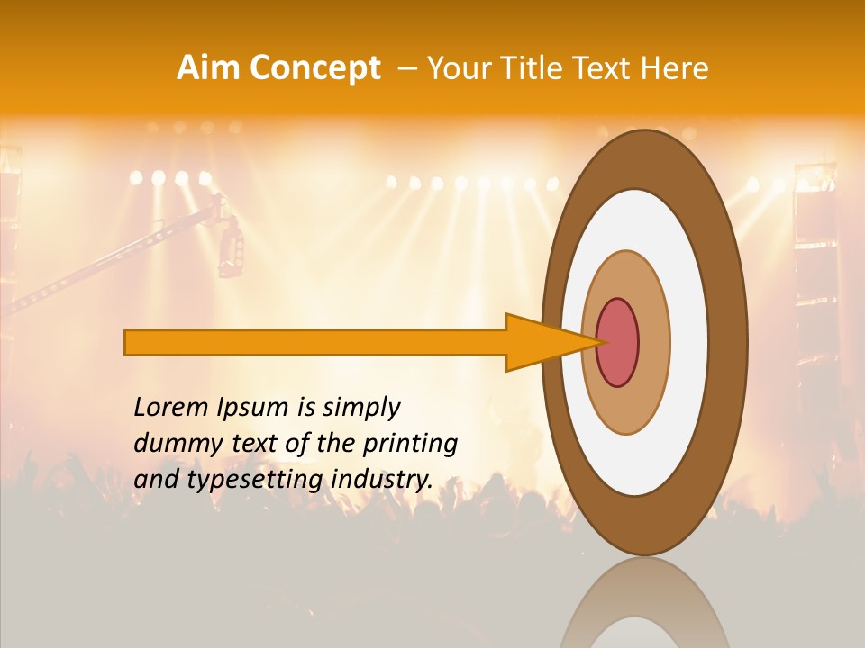 Celebration Instrument Backlight PowerPoint Template