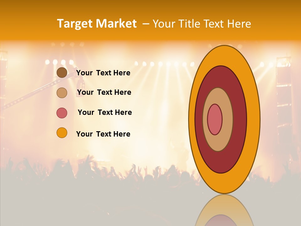 Celebration Instrument Backlight PowerPoint Template