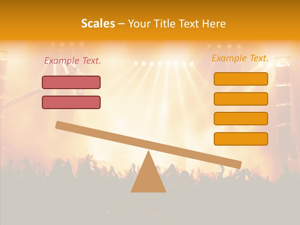 Celebration Instrument Backlight PowerPoint Template