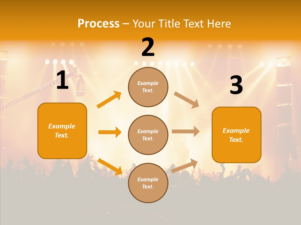 Celebration Instrument Backlight PowerPoint Template
