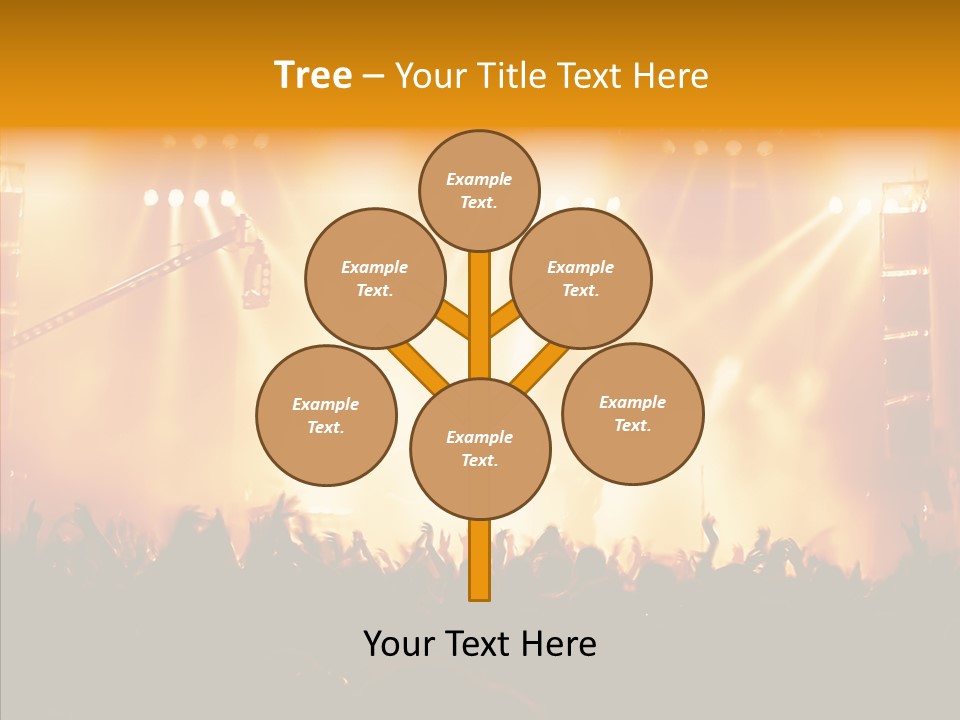Celebration Instrument Backlight PowerPoint Template