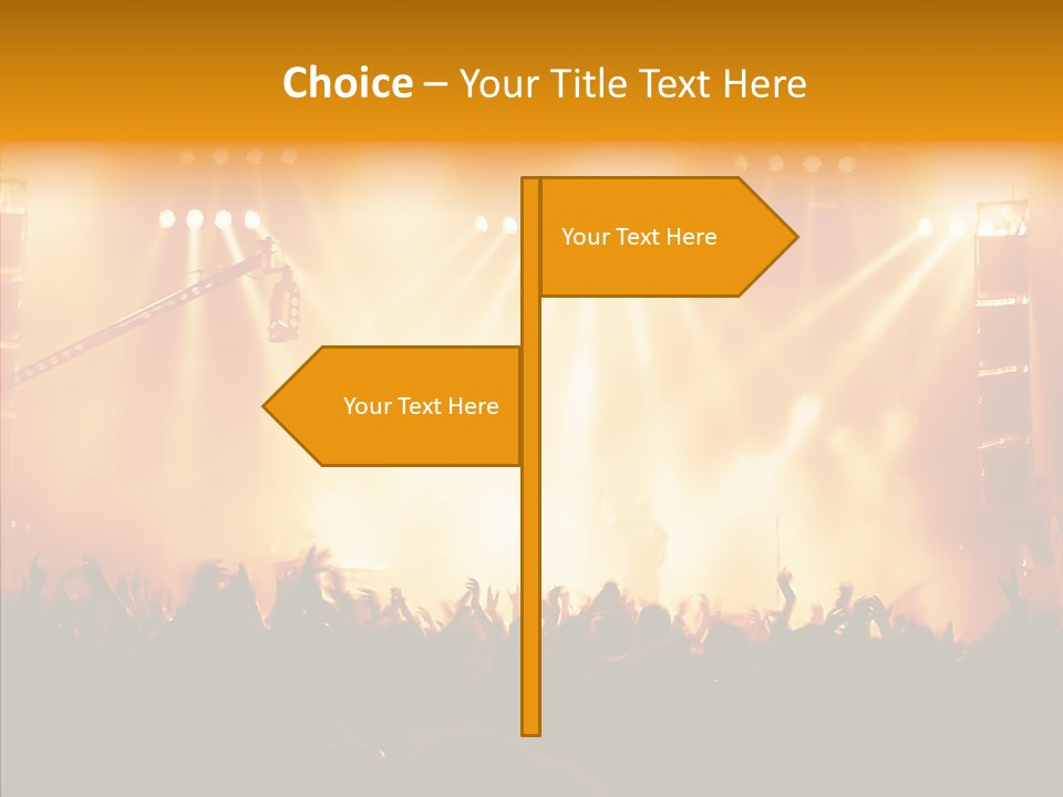 Celebration Instrument Backlight PowerPoint Template