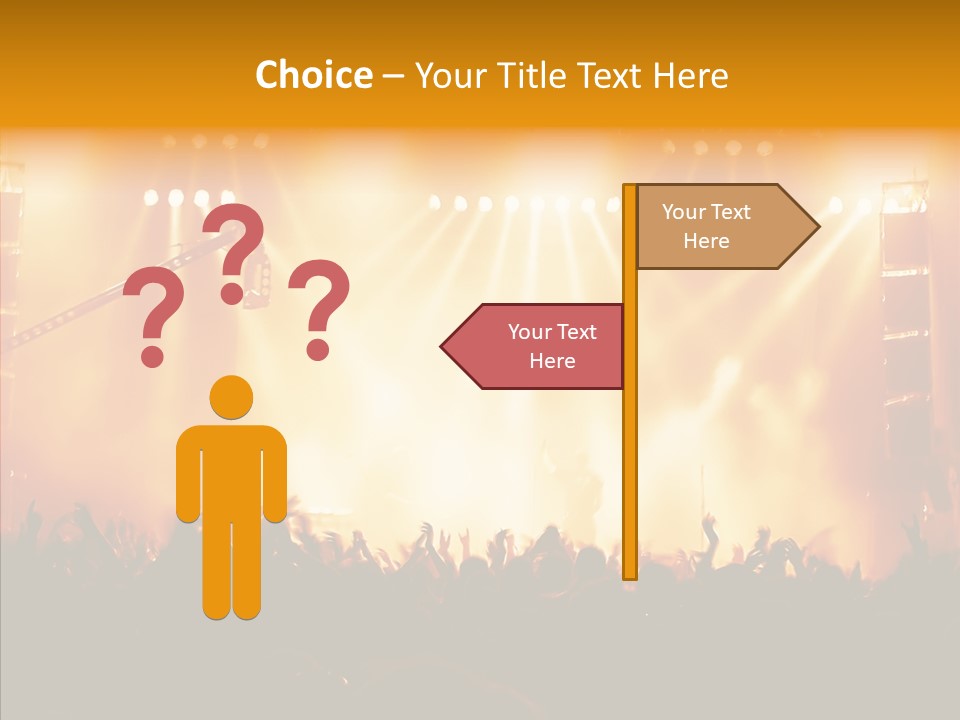 Celebration Instrument Backlight PowerPoint Template
