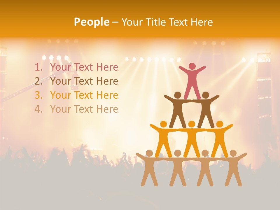 Celebration Instrument Backlight PowerPoint Template