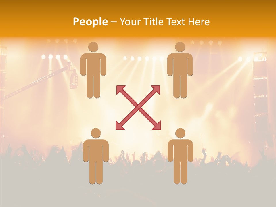 Celebration Instrument Backlight PowerPoint Template