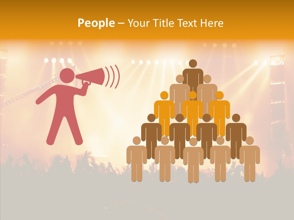 Celebration Instrument Backlight PowerPoint Template