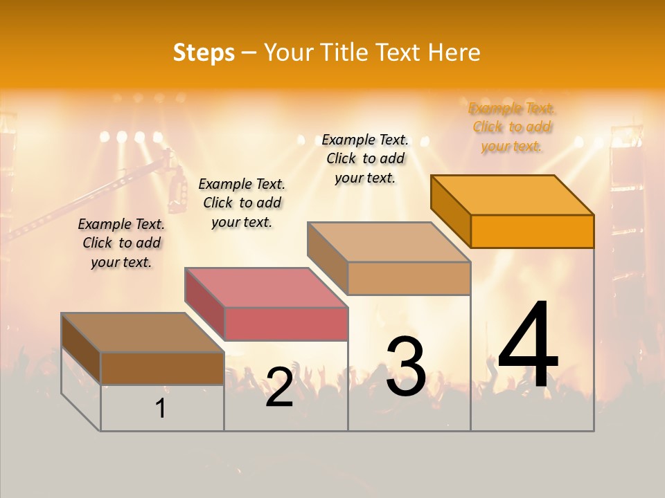 Celebration Instrument Backlight PowerPoint Template