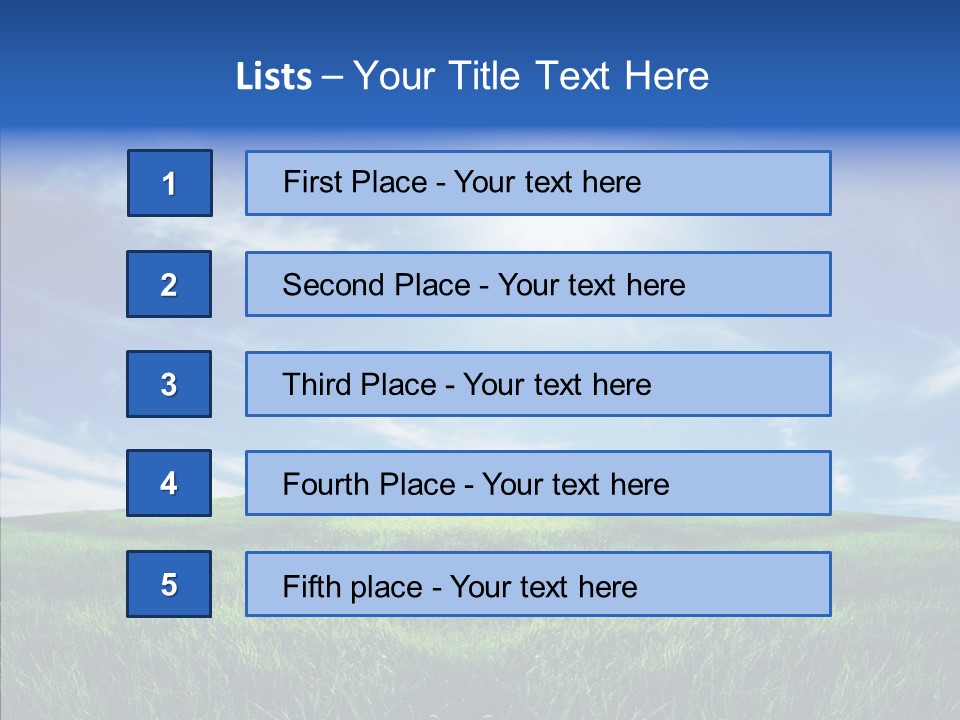 Natural Farmland Countryside PowerPoint Template