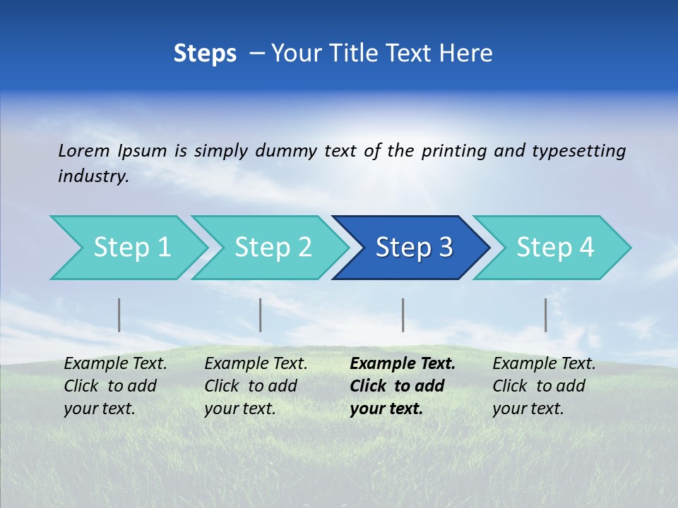 Natural Farmland Countryside PowerPoint Template