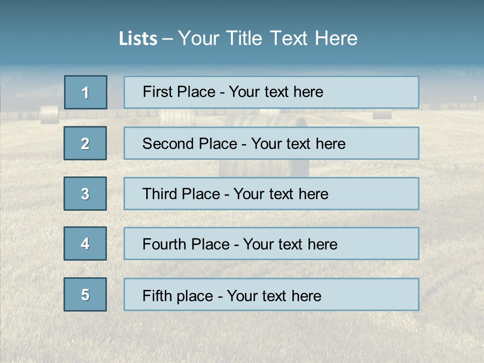 Zealand Exterior Ranch PowerPoint Template
