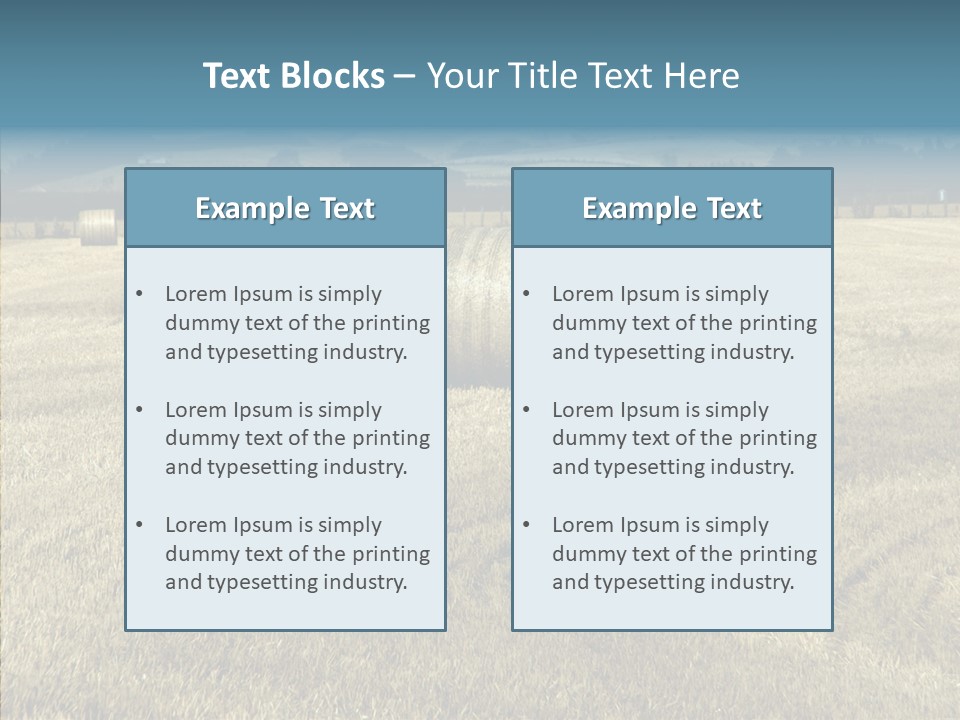 Zealand Exterior Ranch PowerPoint Template