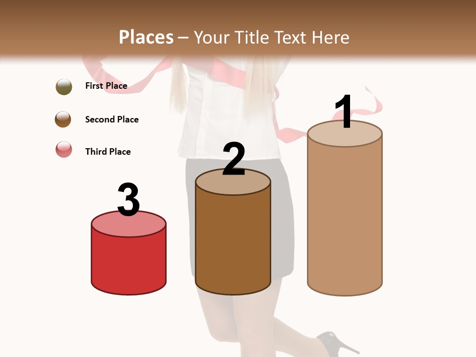 Run White Background Happiness PowerPoint Template
