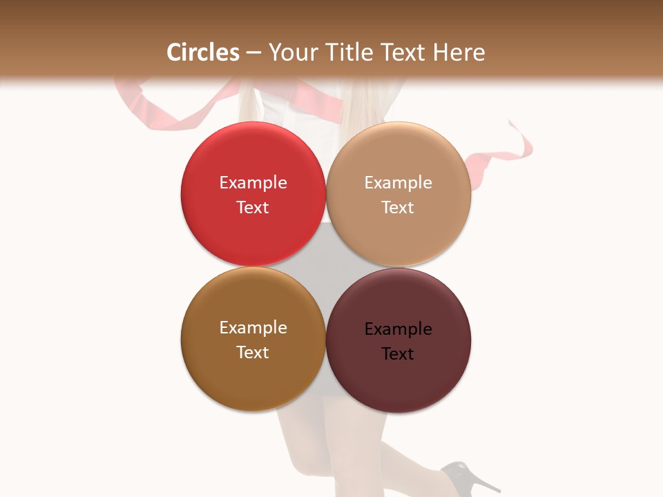 Run White Background Happiness PowerPoint Template