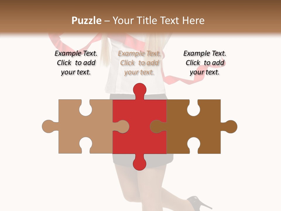 Run White Background Happiness PowerPoint Template