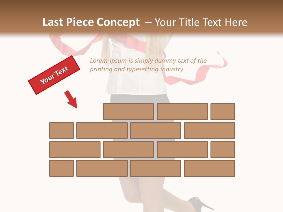 Run White Background Happiness PowerPoint Template