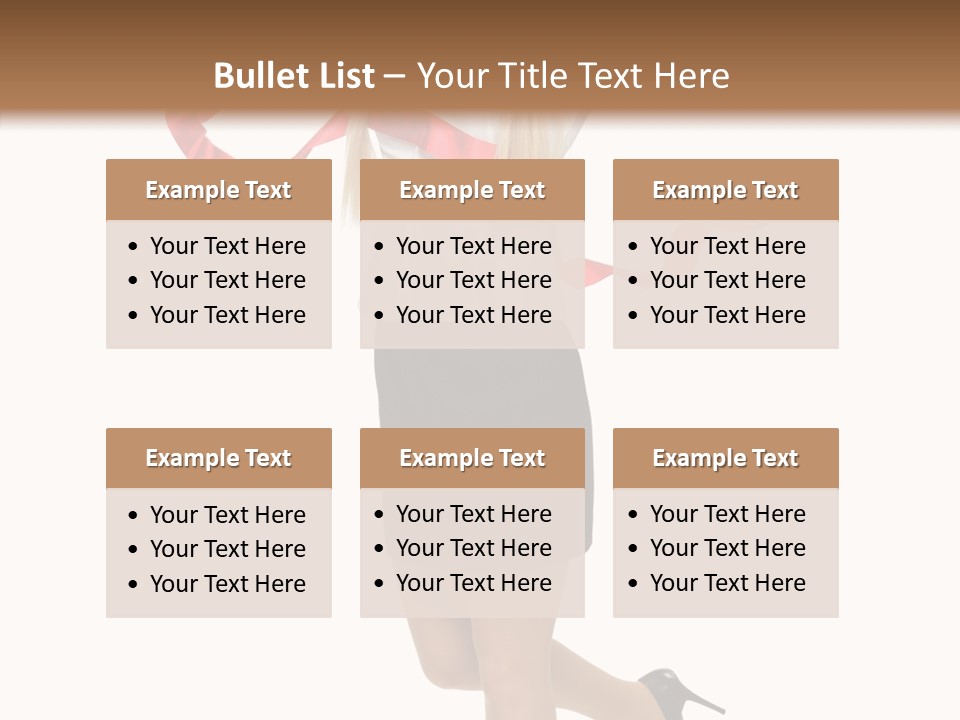 Run White Background Happiness PowerPoint Template