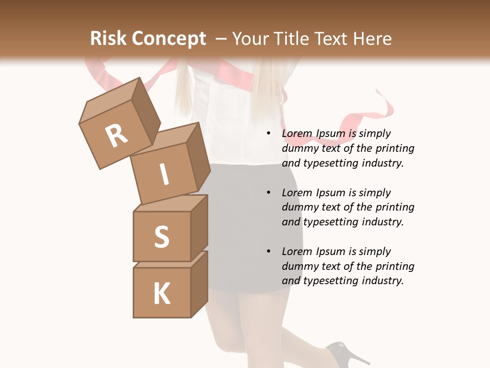 Run White Background Happiness PowerPoint Template
