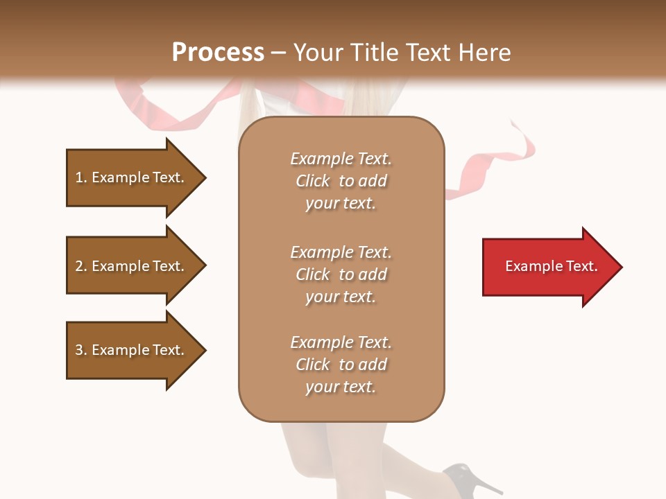 Run White Background Happiness PowerPoint Template