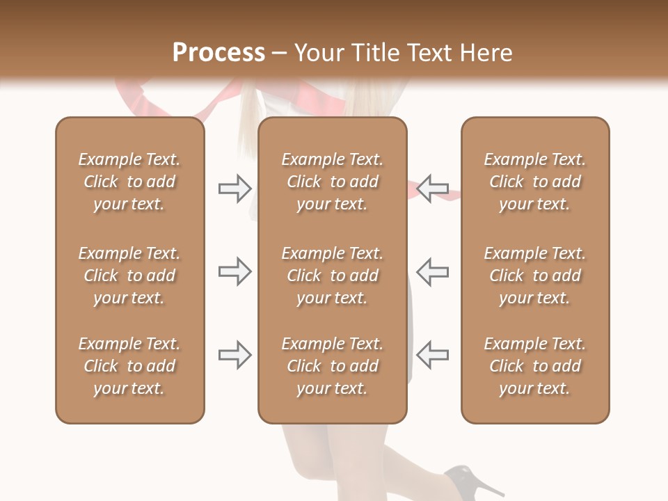 Run White Background Happiness PowerPoint Template