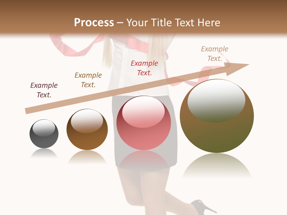 Run White Background Happiness PowerPoint Template