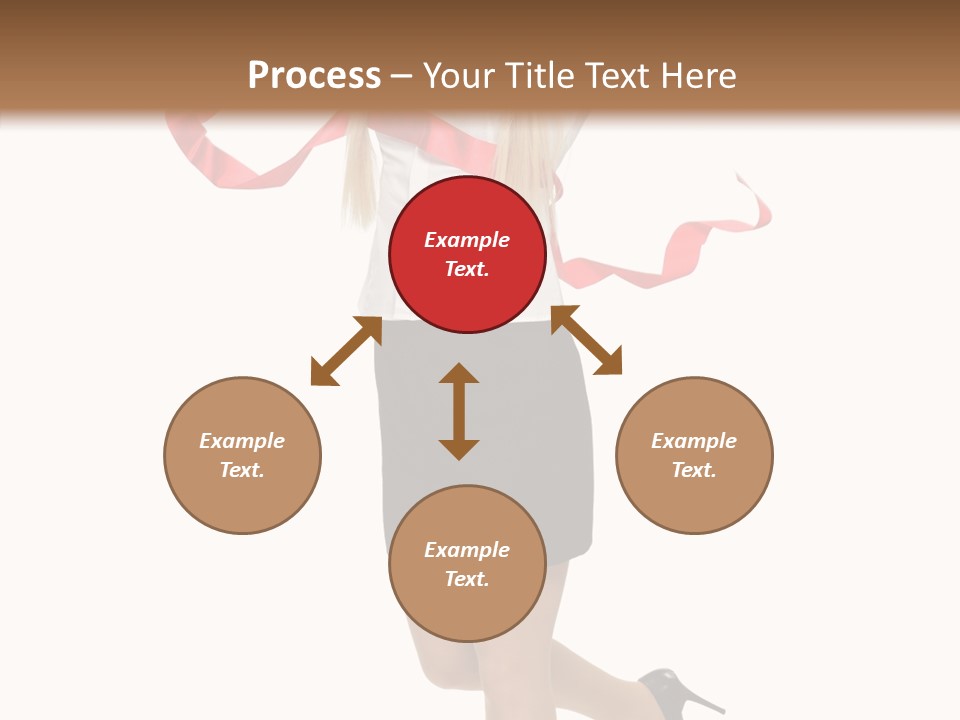 Run White Background Happiness PowerPoint Template