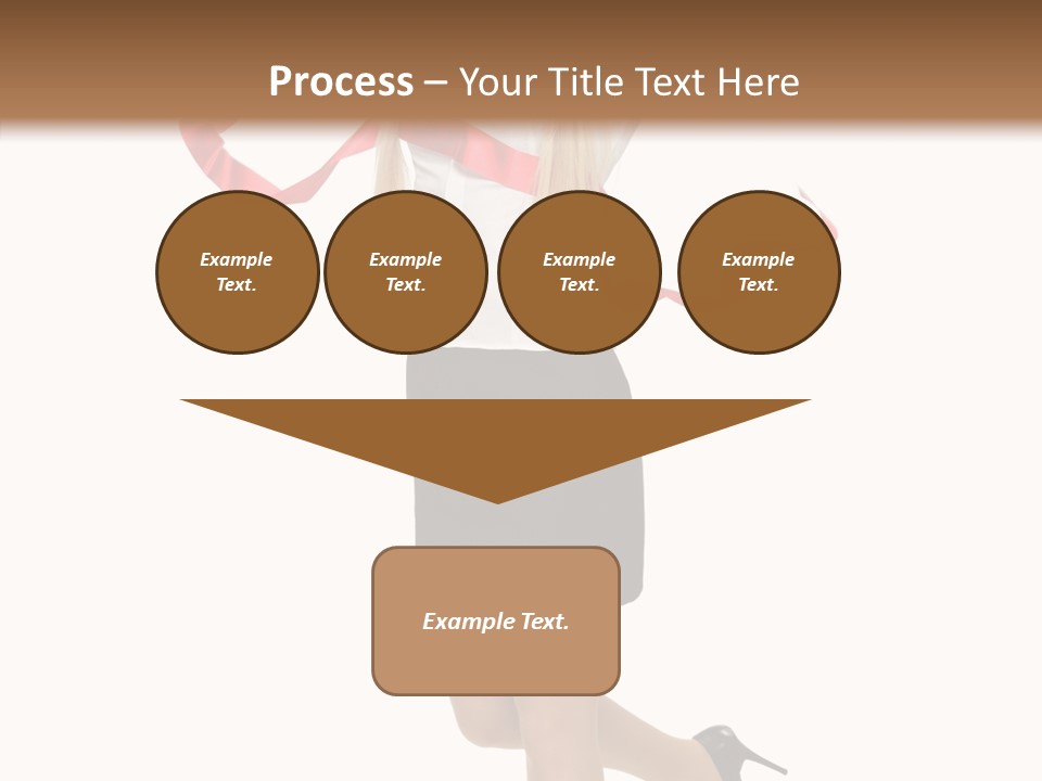 Run White Background Happiness PowerPoint Template