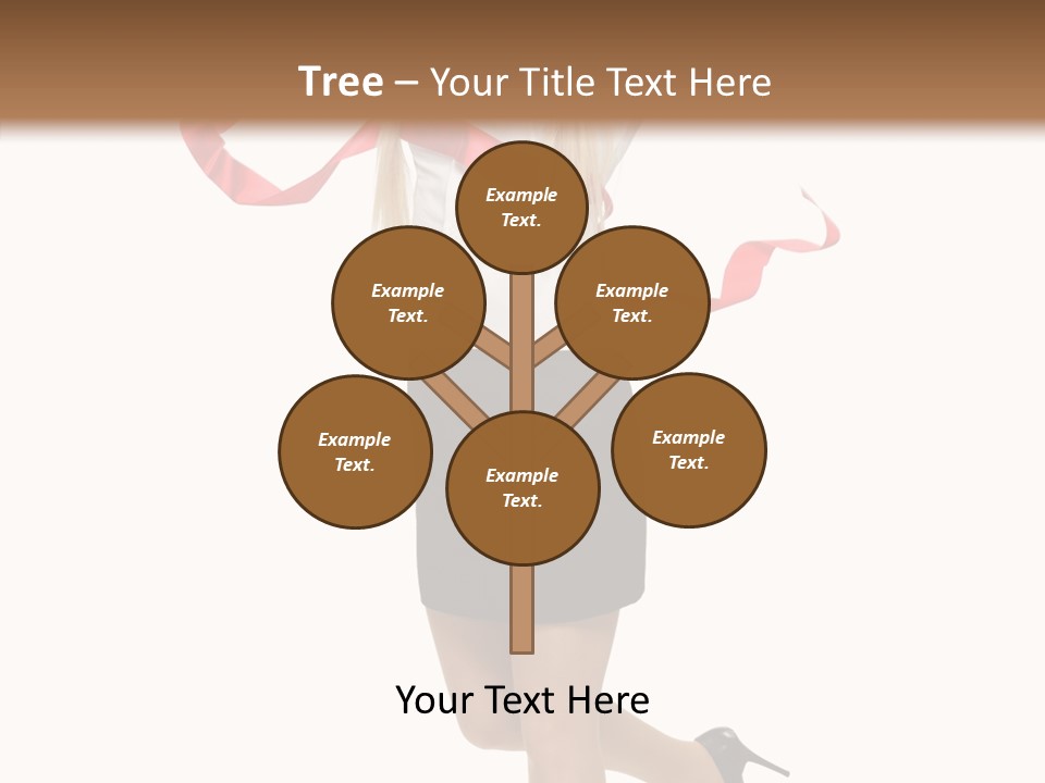 Run White Background Happiness PowerPoint Template