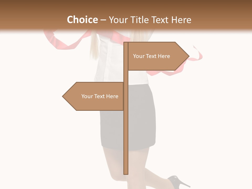 Run White Background Happiness PowerPoint Template