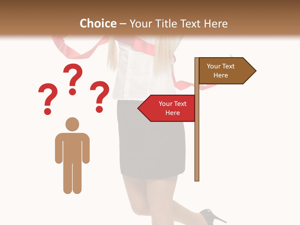 Run White Background Happiness PowerPoint Template