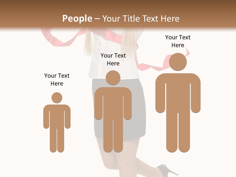 Run White Background Happiness PowerPoint Template
