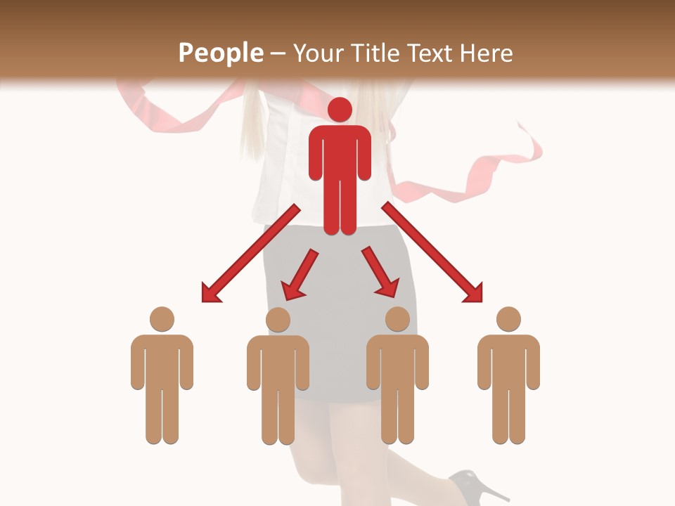 Run White Background Happiness PowerPoint Template