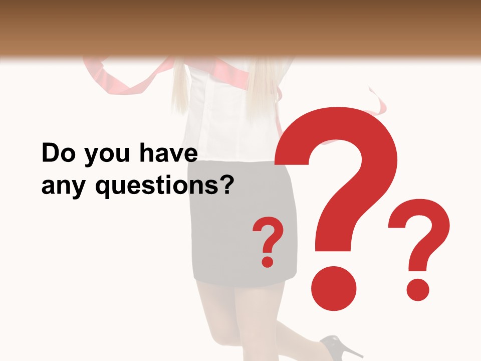 Run White Background Happiness PowerPoint Template