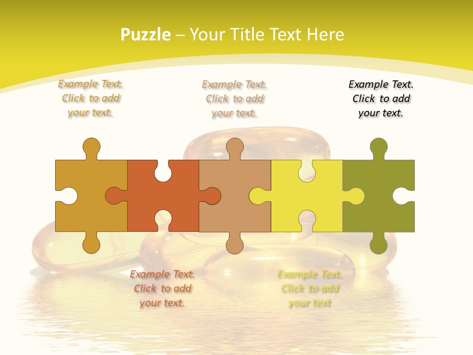 Water Magnesium Isolated PowerPoint Template