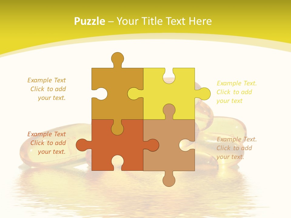 Water Magnesium Isolated PowerPoint Template