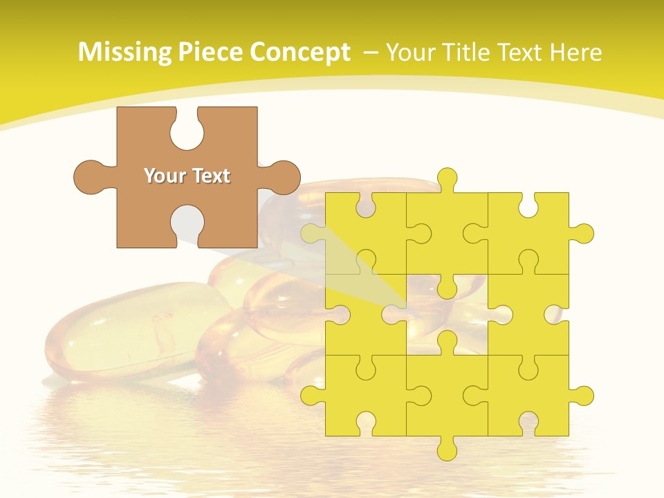 Water Magnesium Isolated PowerPoint Template