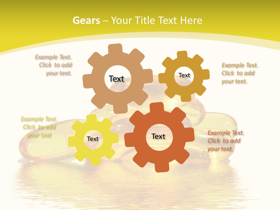 Water Magnesium Isolated PowerPoint Template