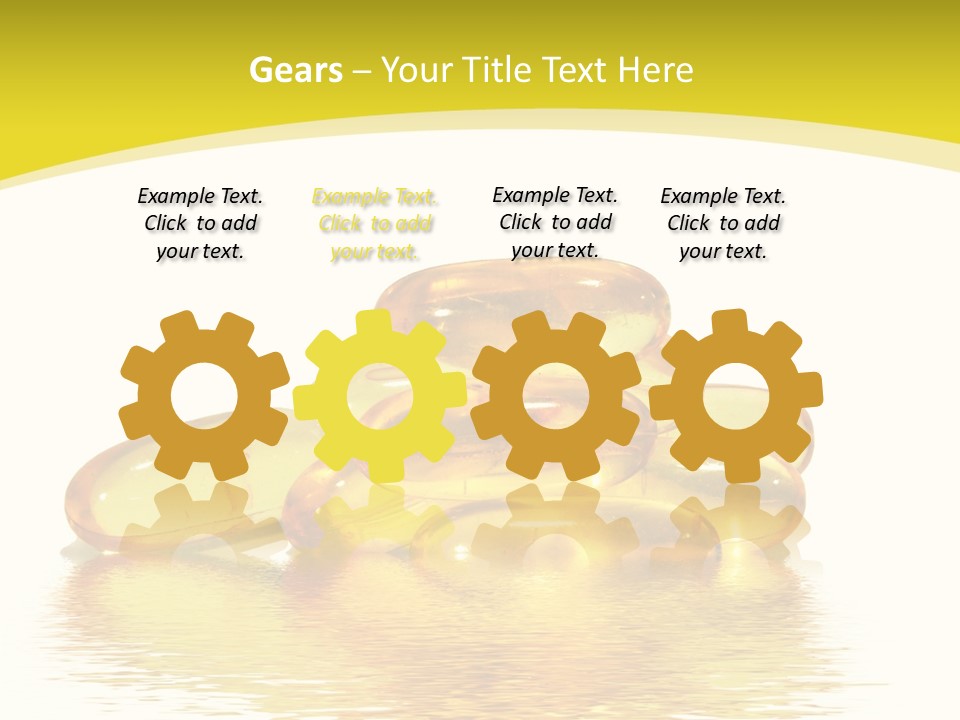 Water Magnesium Isolated PowerPoint Template