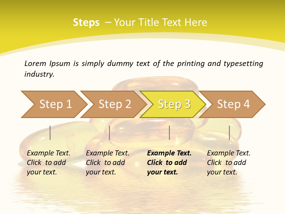 Water Magnesium Isolated PowerPoint Template