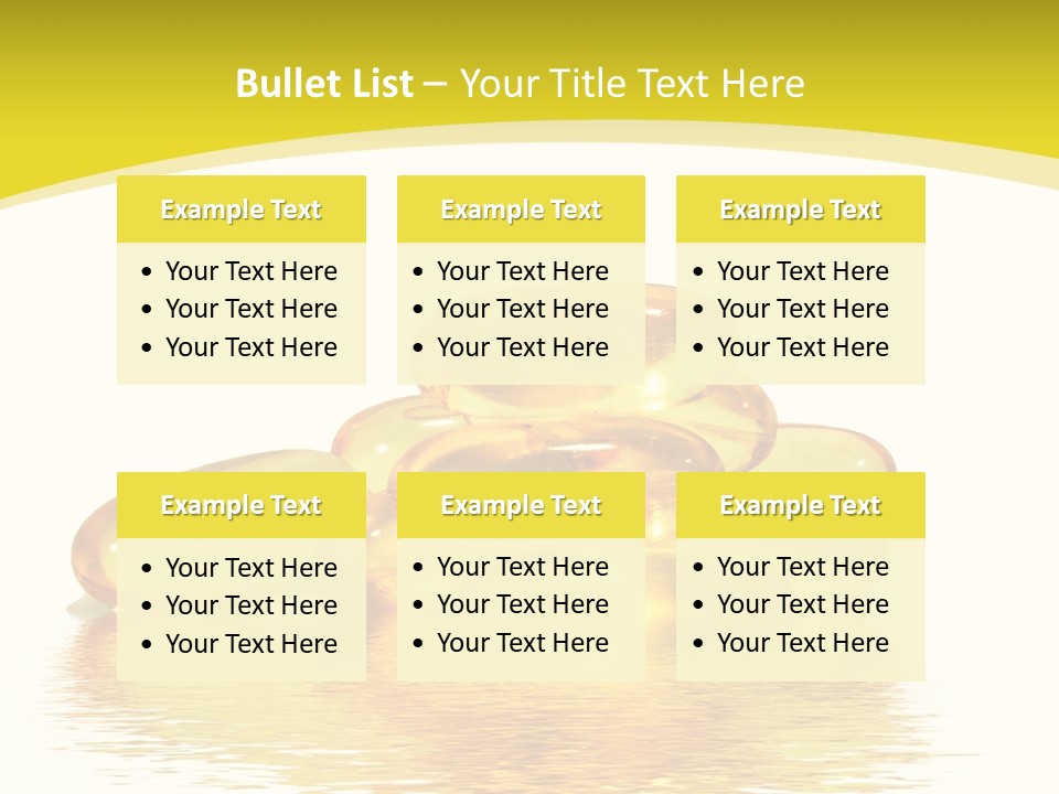 Water Magnesium Isolated PowerPoint Template