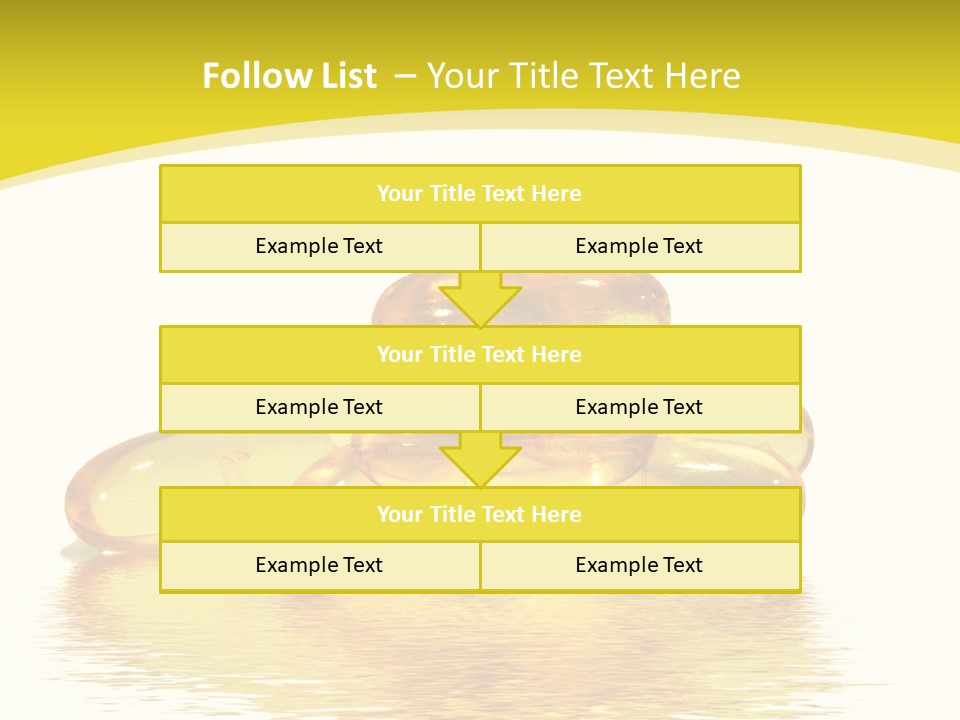 Water Magnesium Isolated PowerPoint Template