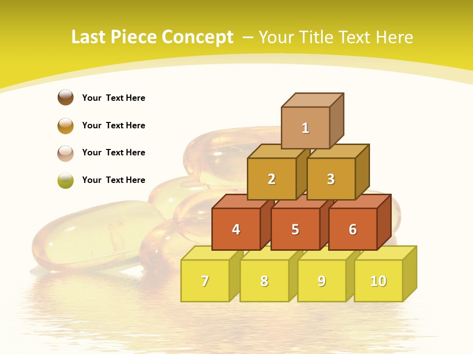 Water Magnesium Isolated PowerPoint Template