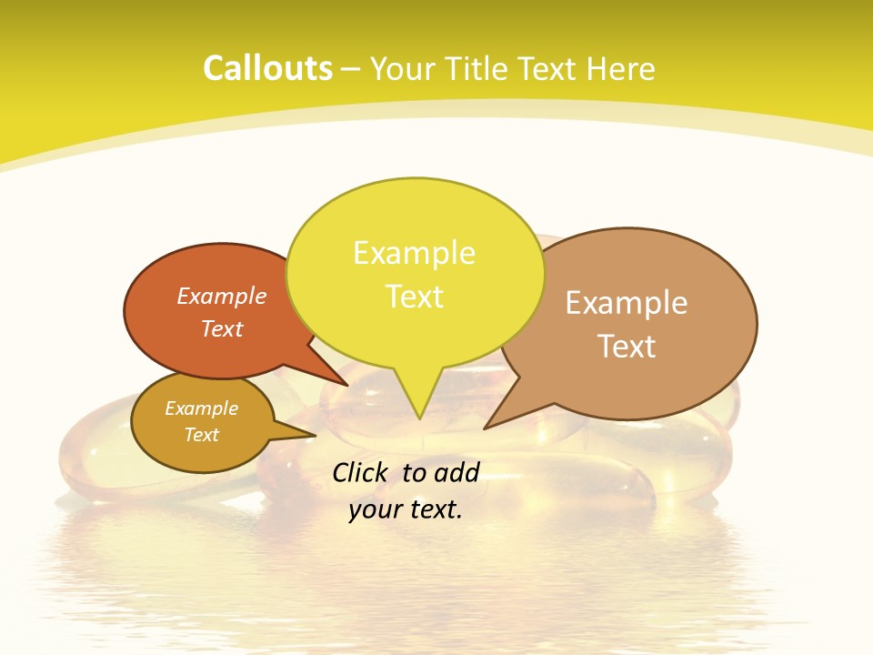 Water Magnesium Isolated PowerPoint Template